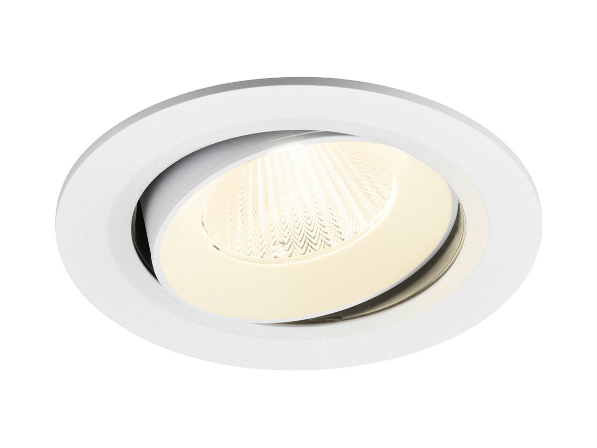 EB-LED-Spot SLV NUMINOS MOVE L 17W 2700lm 4000K MB DALI DIM Ø160×93mm ws