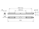 LED-Nassraumleuchte CoreLine WT120C G2 LED27S/840 PSU MDU 1200mm