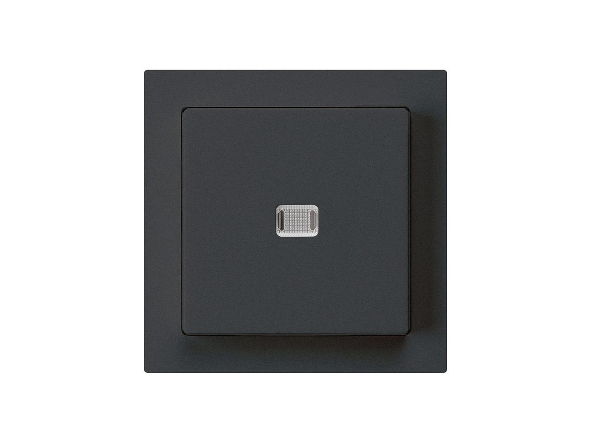 Frontset kallysto schwarz mit Linse 60×60mm
