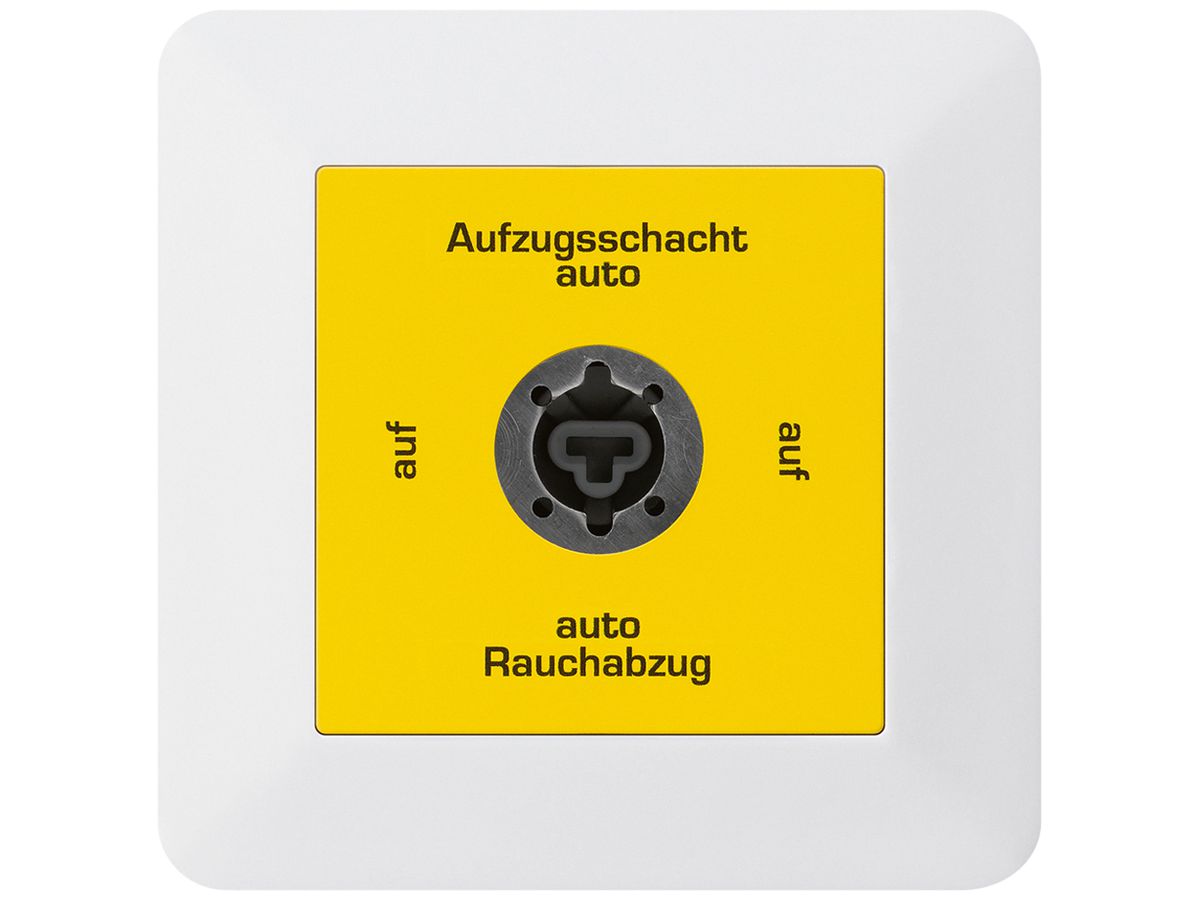 UP-Schlüsselschalter kallysto.trend für Rauchabzug Text deutsch weiss