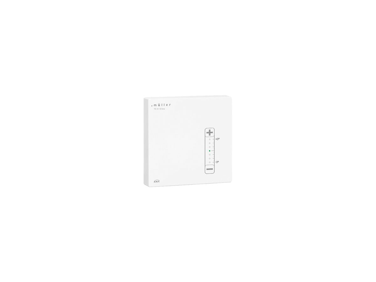 AP-Raumthermostat KNX müller TS 31.11 5×DI/AI Regler weiss