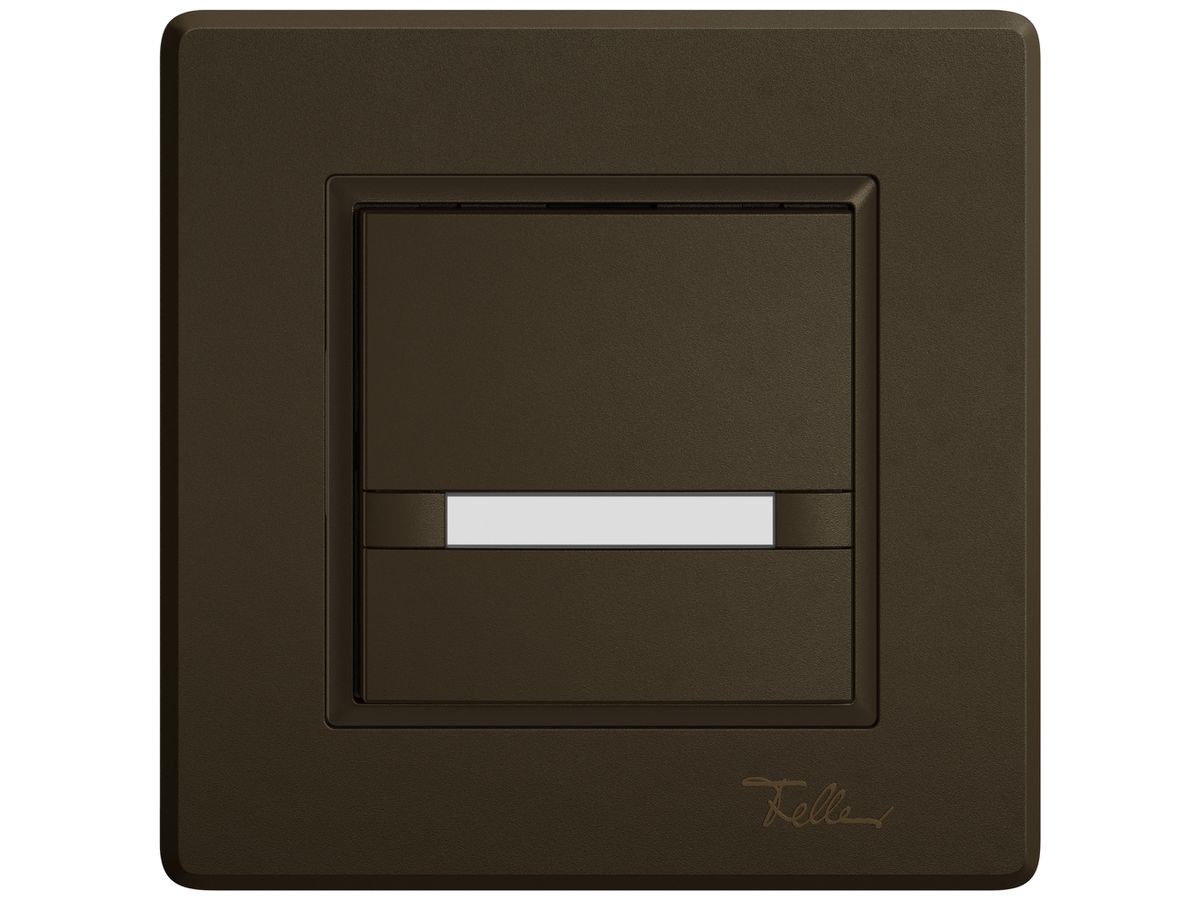 UP-KNX-Taster RGB EDIZIO.liv SNAPFIX® Temperaturfüh.o.LED Pap.1×T 2-Tbed.br
