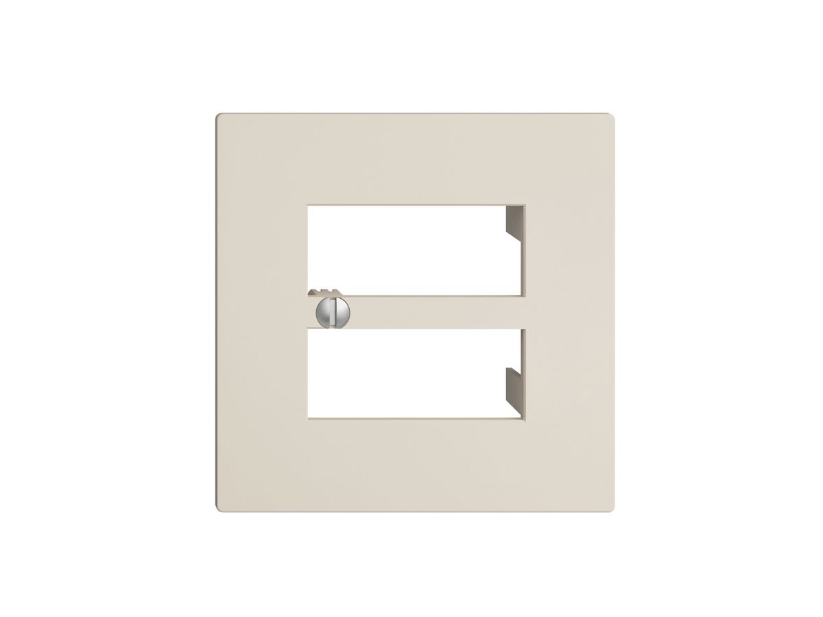 Frontplatte 4×RJ45 EDIZIOdue crema, R&M swissline