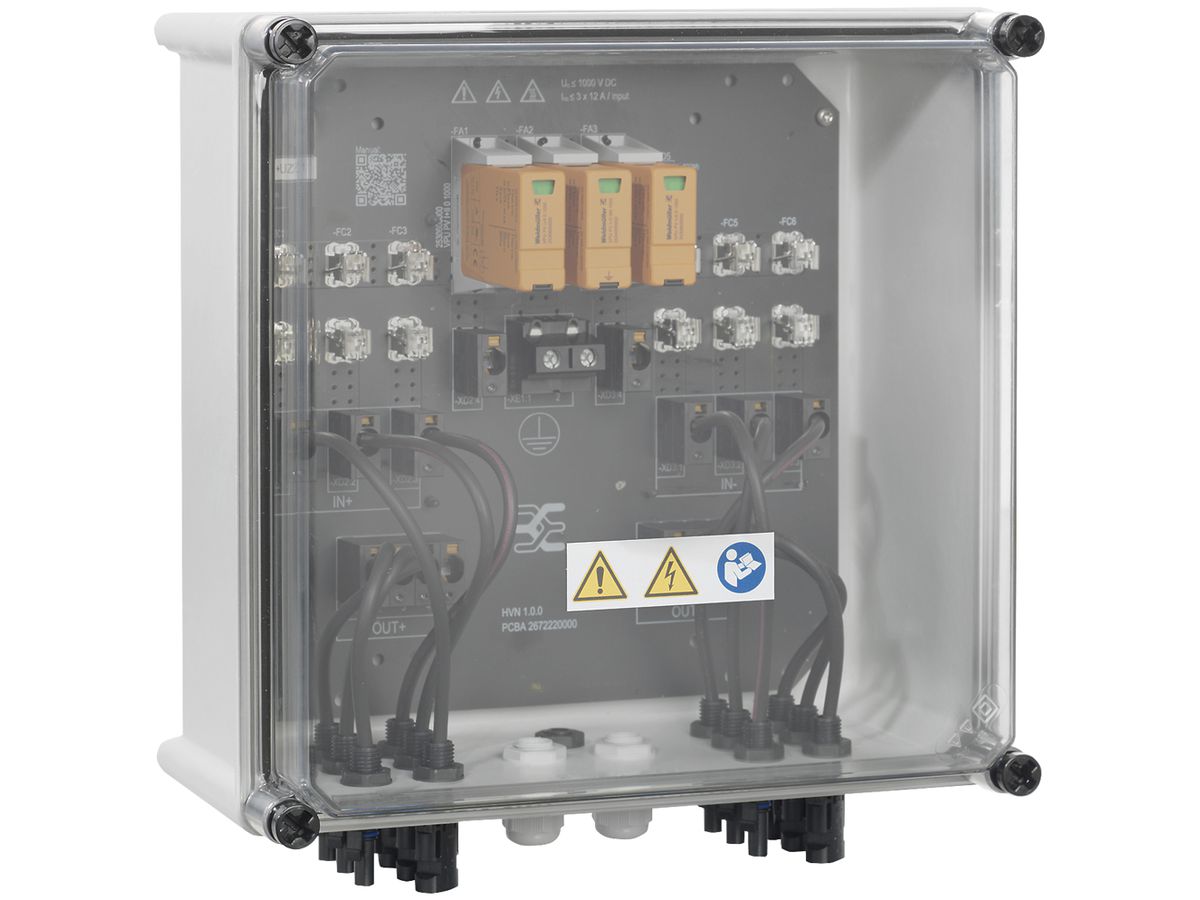 Generatoranschlusskasten WM GAK PVN DC 3INFH/3OUTX1 1MPPT SPD1R EVO