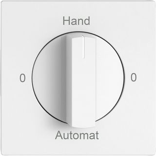 Drehschalter EDIZIO.liv SNAPFIX® Drehgriff 2/1L 0-Hand-0-Automat ws