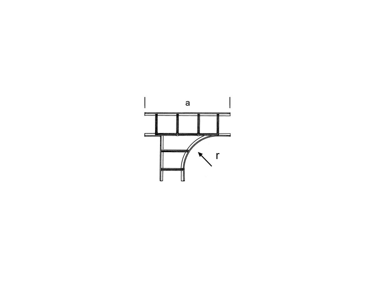 T-Stück links Lanz 200×60mm