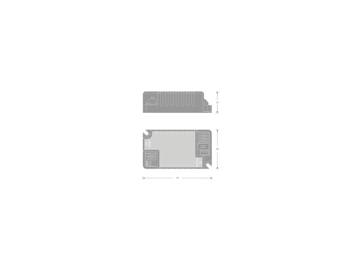 LED-Betriebsgerät LEDVANCE BULKHEAD 5.5…10W 20…28V 200…350mA ON/OFF 79×45×25mm
