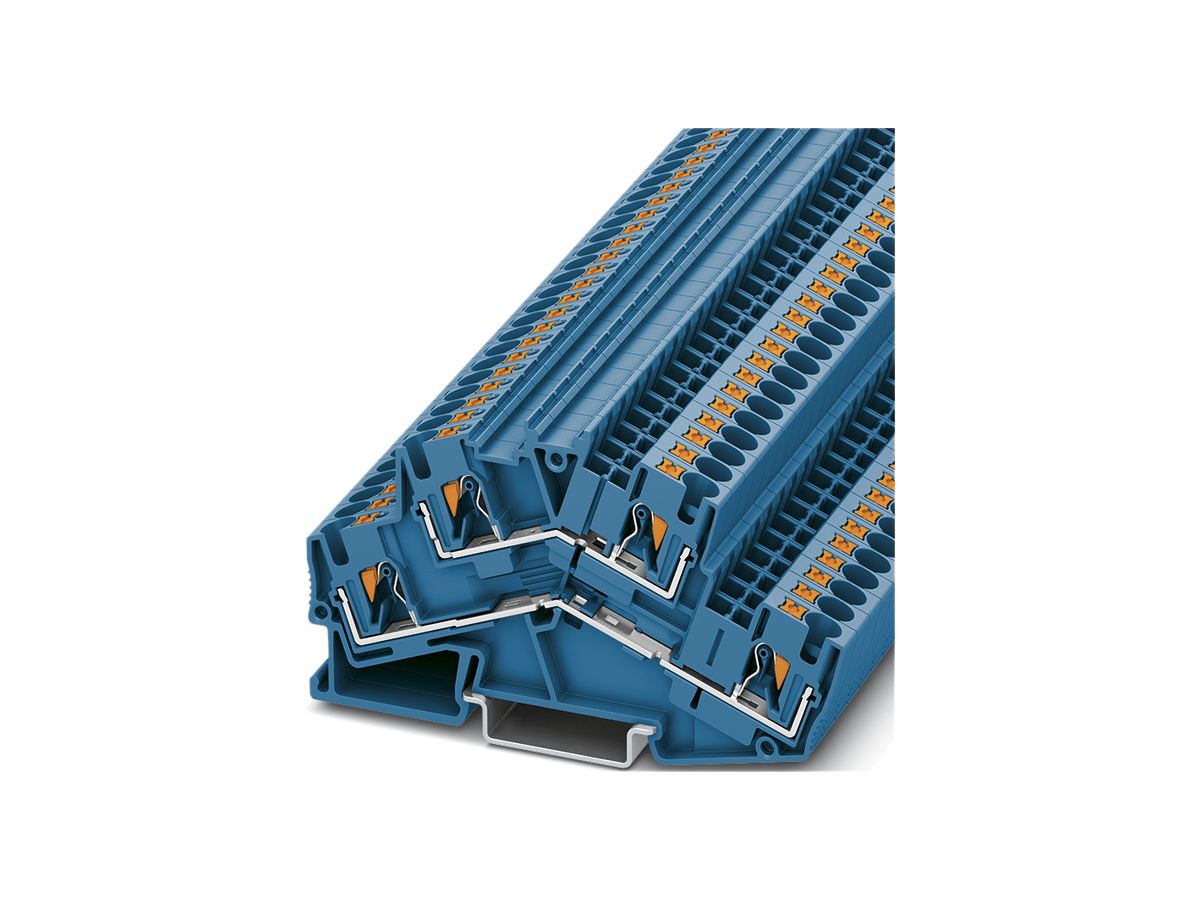 Doppelstockklemme PTTBS 4, blau