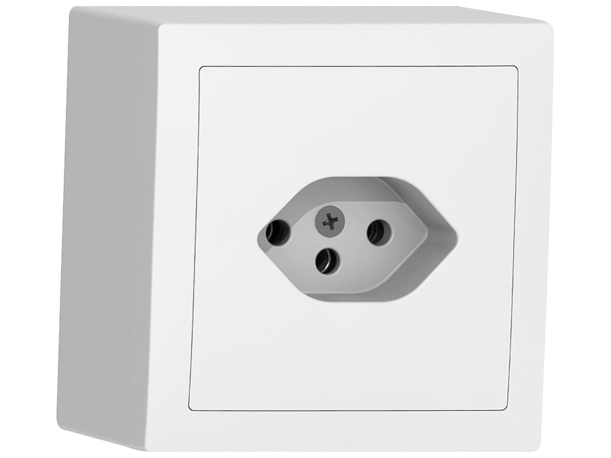 AP-Steckdose SIDUS T13 weiss