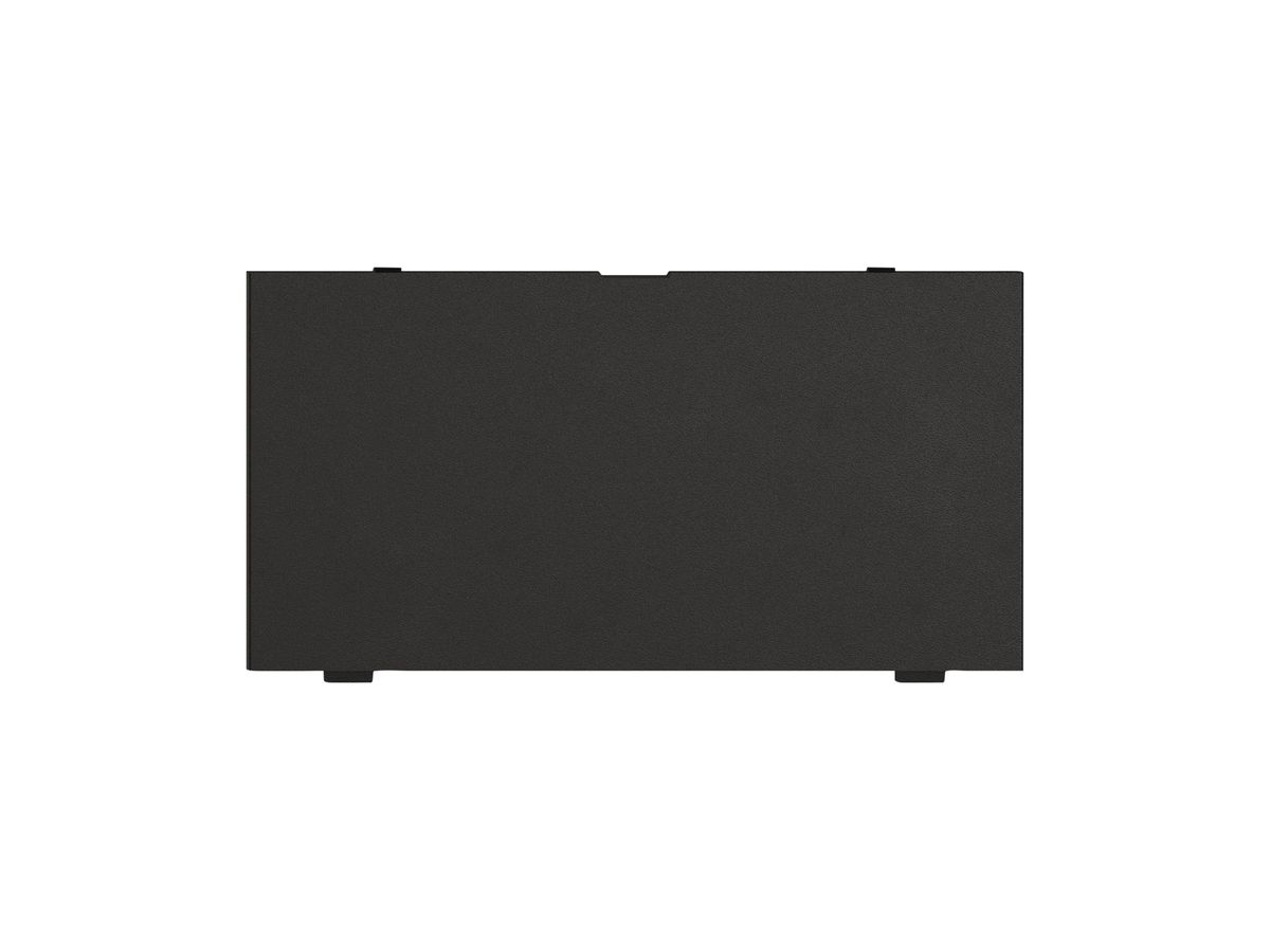 Bezeichnungsschild EDIZIO.liv 59,5×30,4 mm mit Plexiglasscheibe schwarz
