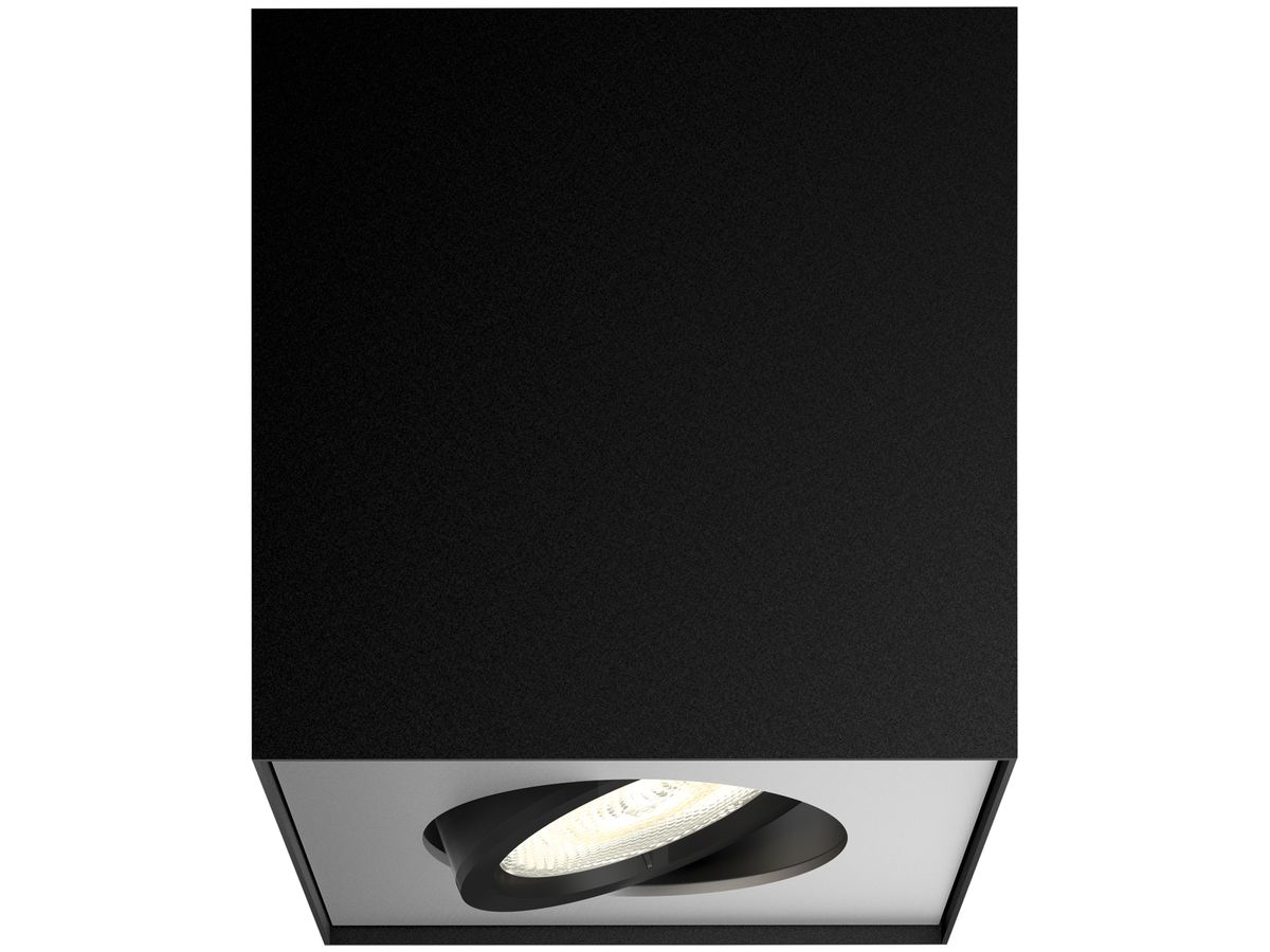 LED-Deckenleuchte myLiving Box WGD, 4.5W 230V 2700K 103×100×103mm IP20 schwarz