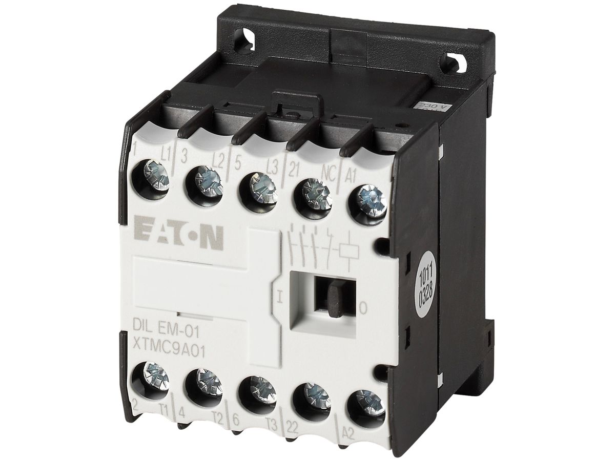 Schütz Eaton DILEM-01, 3L 230VAC 9A 4kW (AC-3) 1Ö