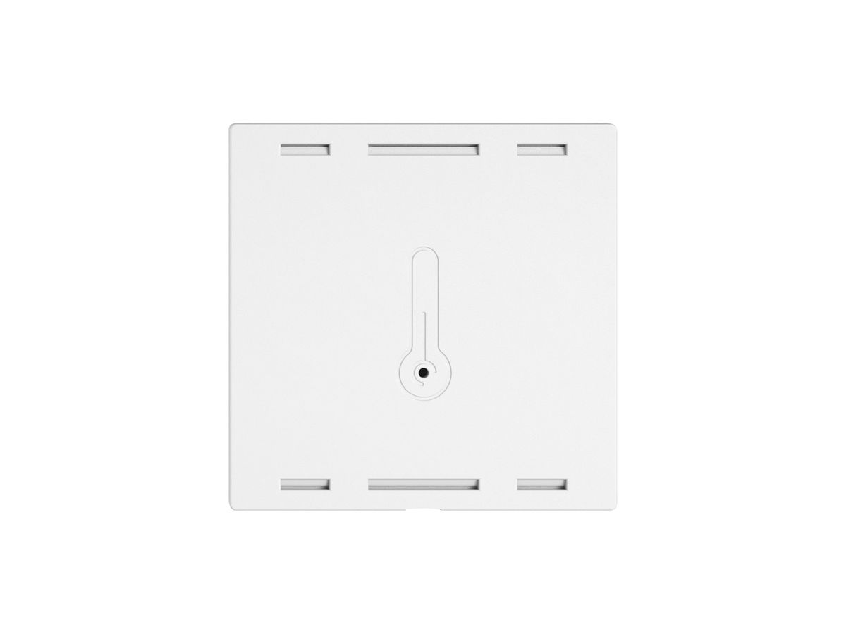 Bedienaufsatz zu Raumtemperatursensor EDIZIO.liv Wiser SNAPFIX® 60×60mm ws