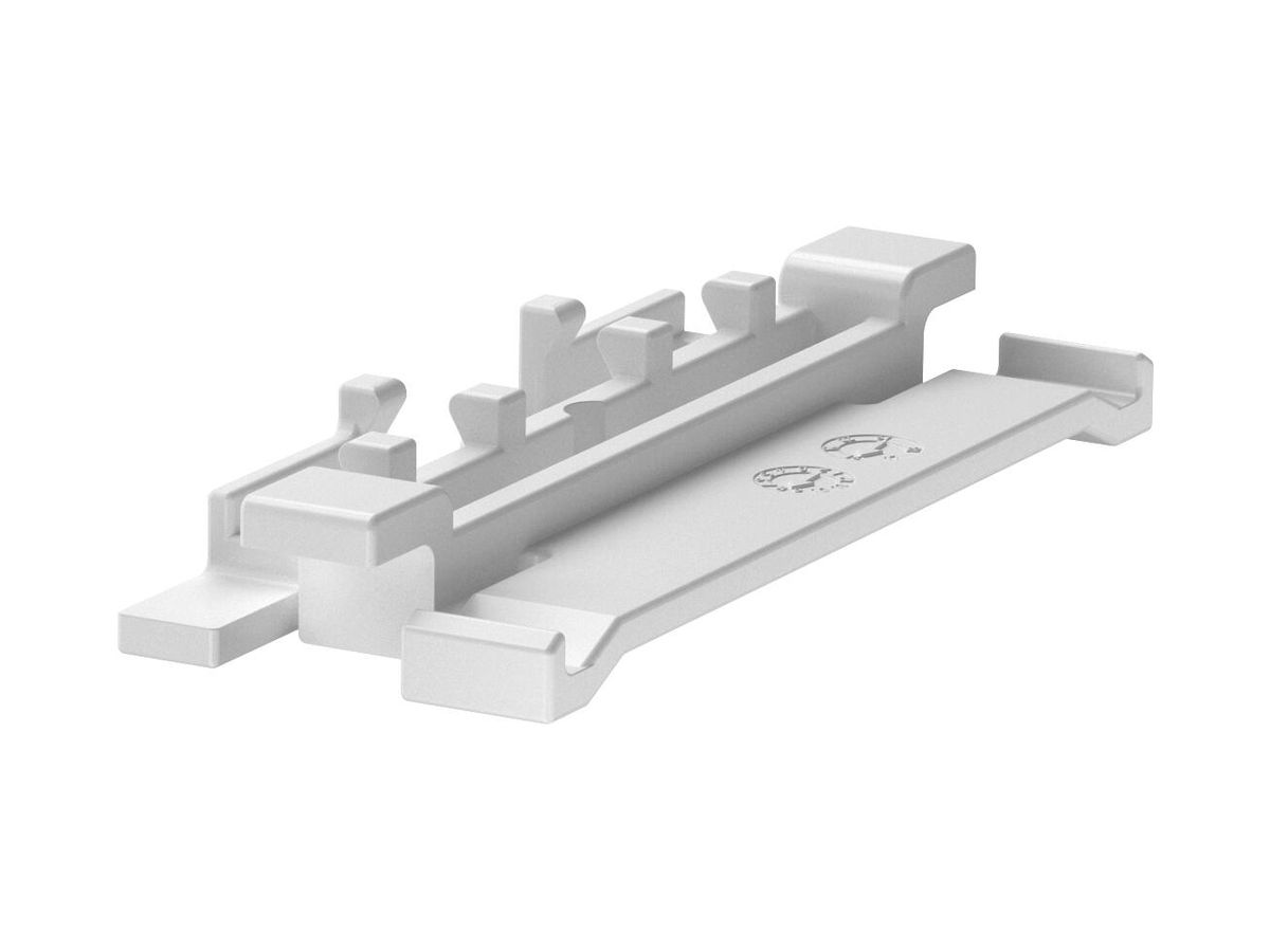 Halteklammer BET WDKH 75.7×10.5mm Kunststoff PC/ABS weiss