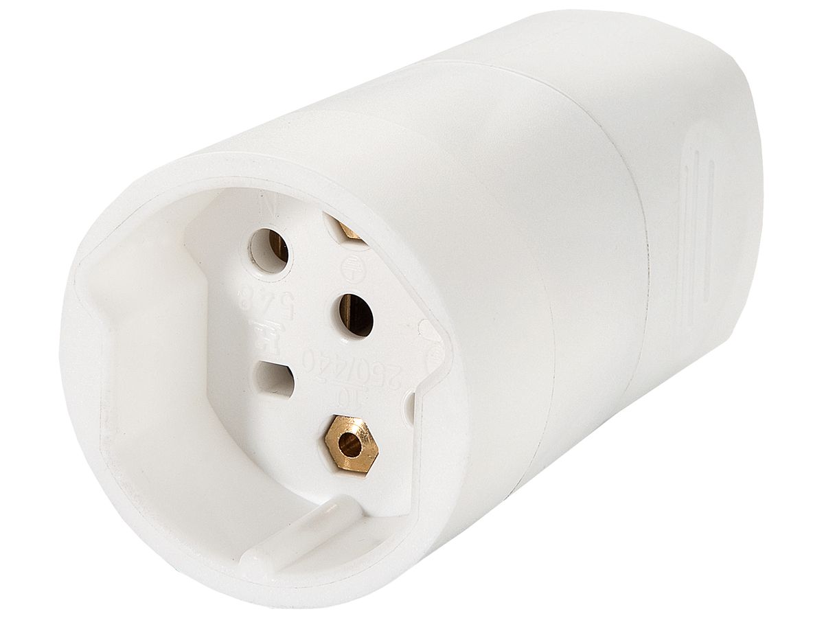 Kupplung ELBRO T15 weiss 10A 400V