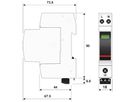 Überspannungsableiter Citel DAC40CS-20-275, Typ 2, 2-polig