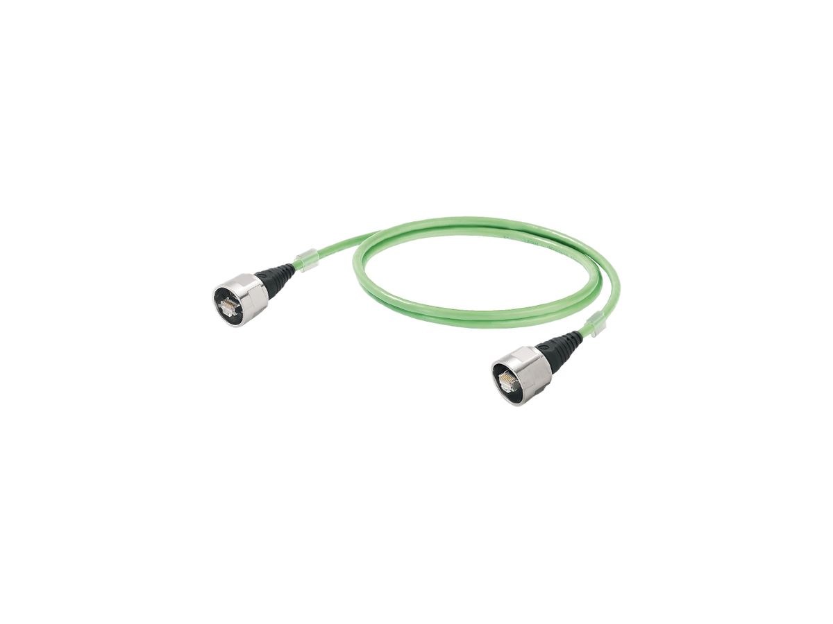 Patchkabel Weidmüller EtherNet/IP Cat.5 PUR RJ45 Baymo/RJ45 Baymo, 10m grün