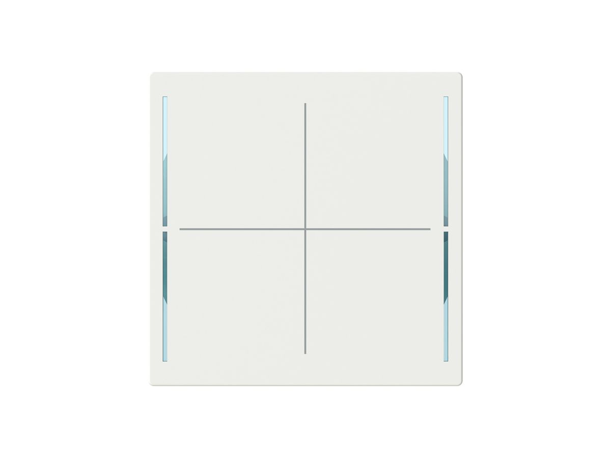 Bedienelement ABB SIDUS touch E free@home mit BCU 1…4-fach weiss