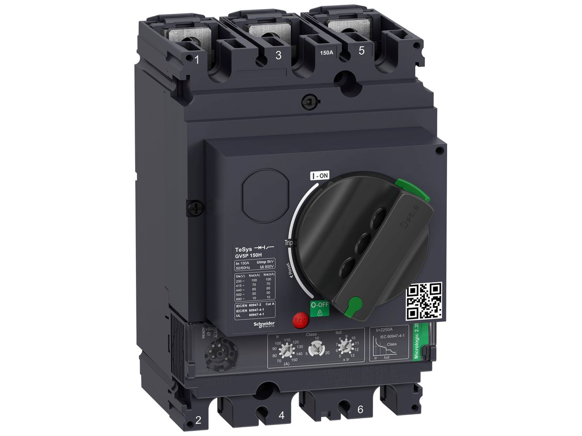 EB-Motorschutzschalter Schneider Electric TeSys 70…150A 150A 3P 0…690V 70kA IP40