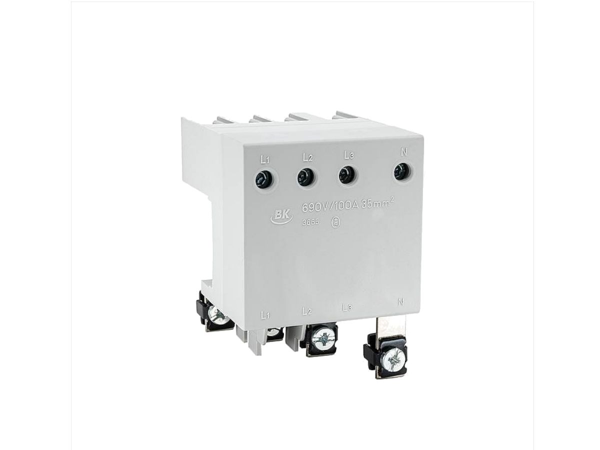 Einspeisblock BK 3665 - 3L+N / 100A / 35mm²