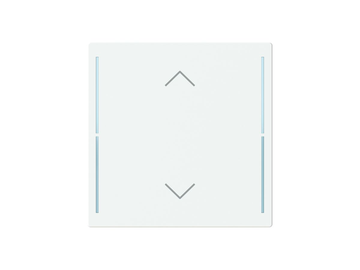 Tasterabdeckung ABB SIDUS touch 1-fach "Wippe-Auf/Ab" weiss