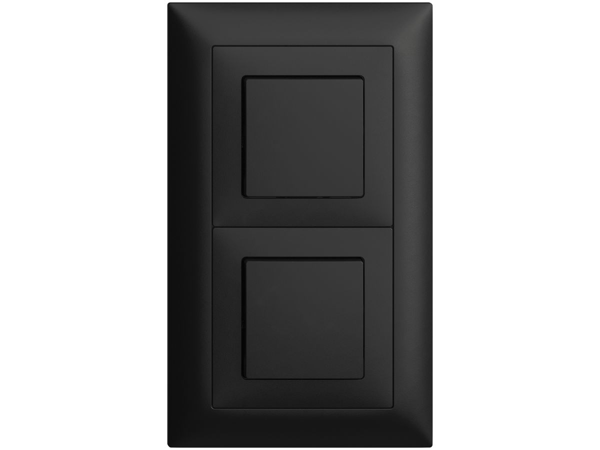 UP-Kombination EDIZIOdue A-R/1P +3/1P schwarz