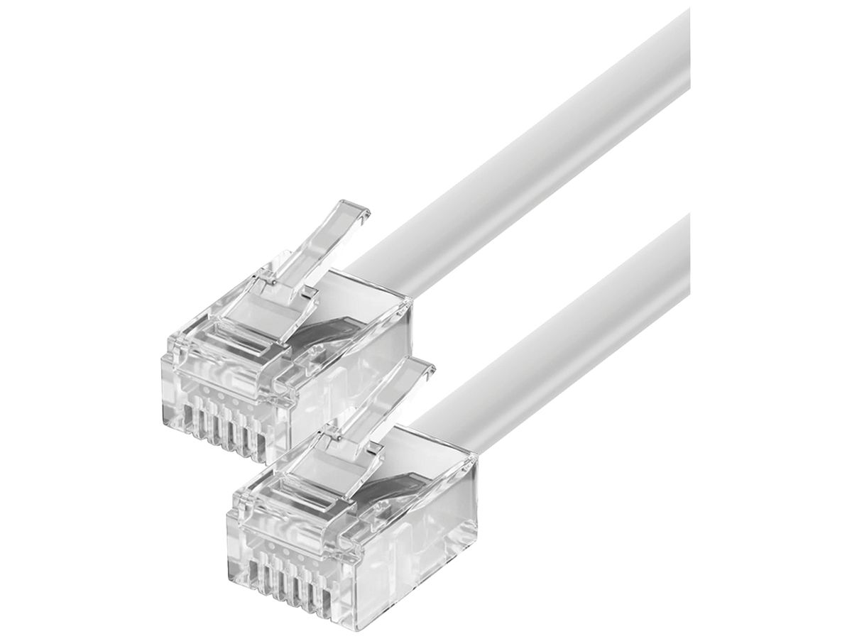 Verbindungskabel ESYLUX SmartDriver-2 RJ11, 10m, 8×weiss