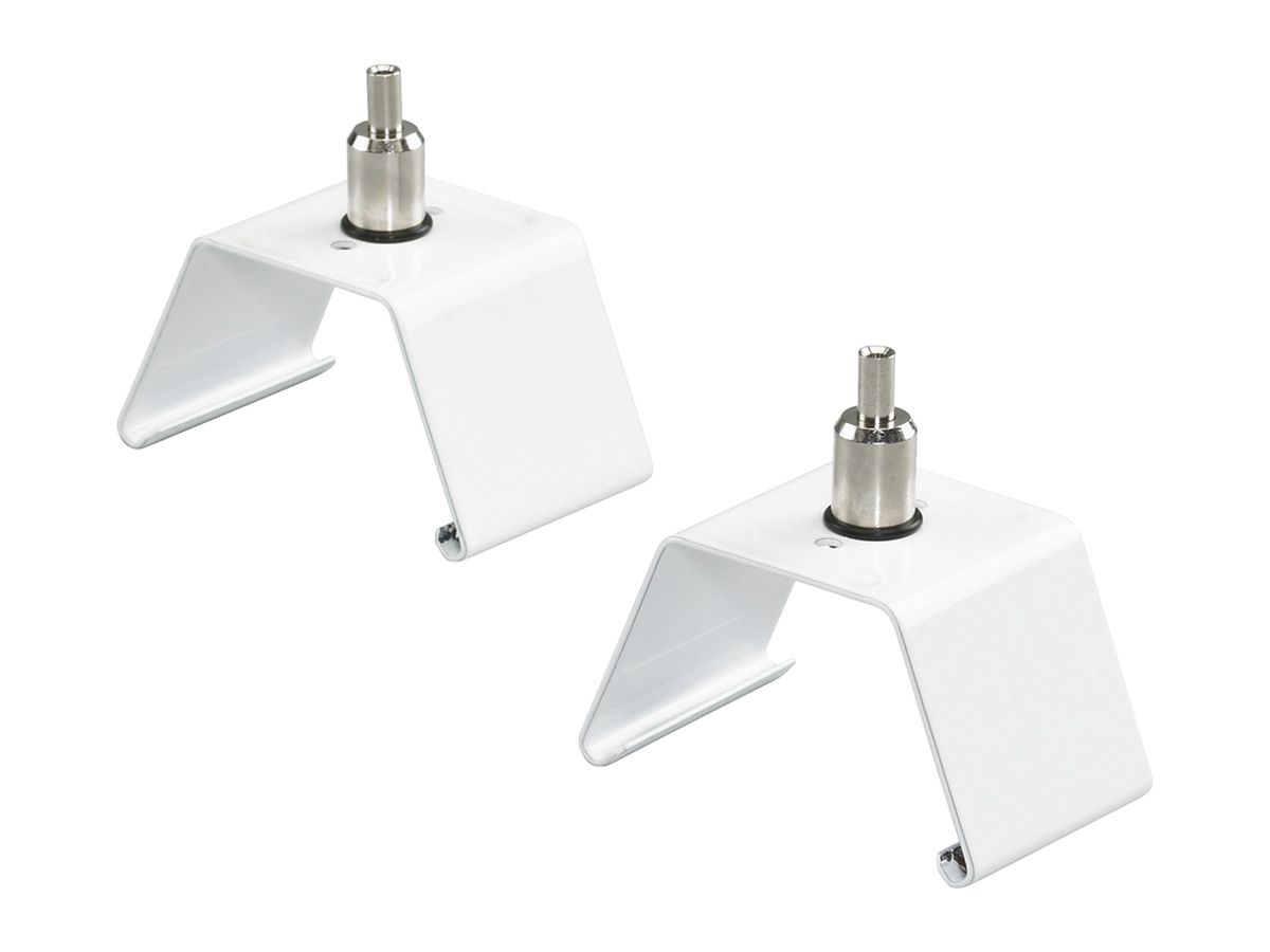 Abhängehalterung CoreLine 40×67×62mm Stahl weiss 5 Stk