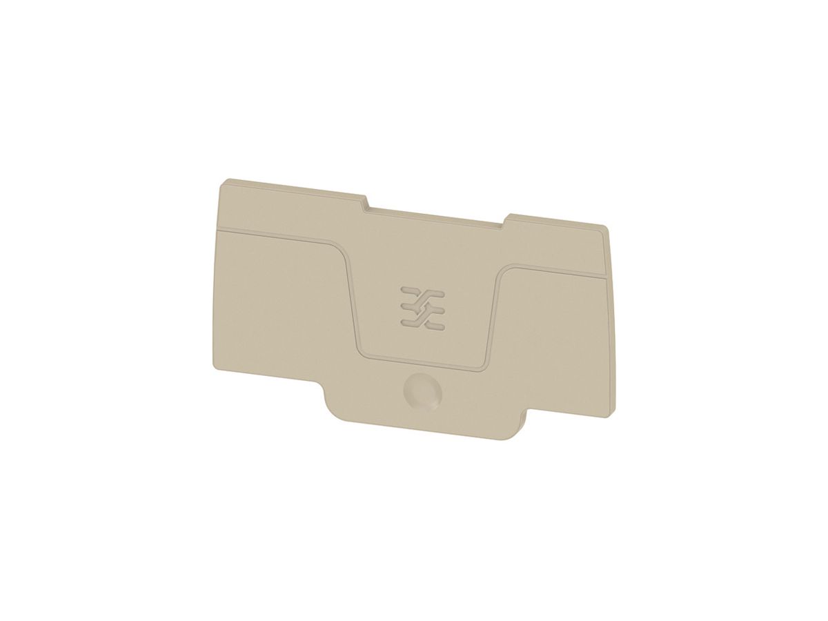 Abschlussplatte Weidmüller SEP 2C 4mm² 2mm V0 beige