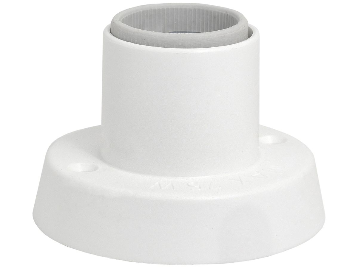 Deckenfassung Roesch E27 Isolierstoff weiss