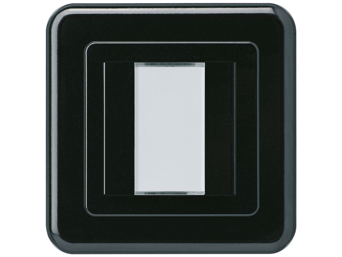 UP-Taster Hager basico C KNX 2-fach schwarz