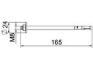 Bolzenanker BET BZ3 M8×165mm (55…110mm) Stahl