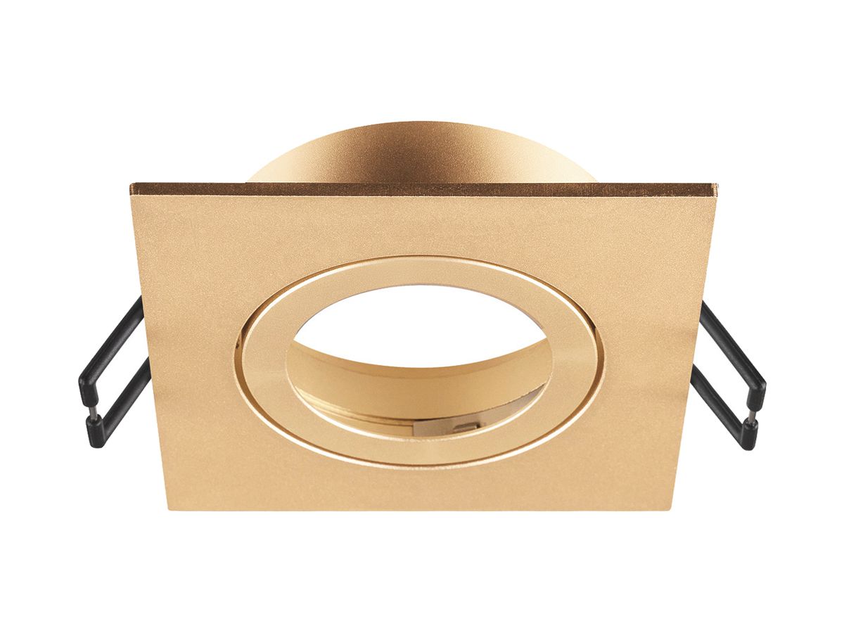 Einbaurahmen SLV NEW TRIA 68 Aluminium 82×82×26mm Messing