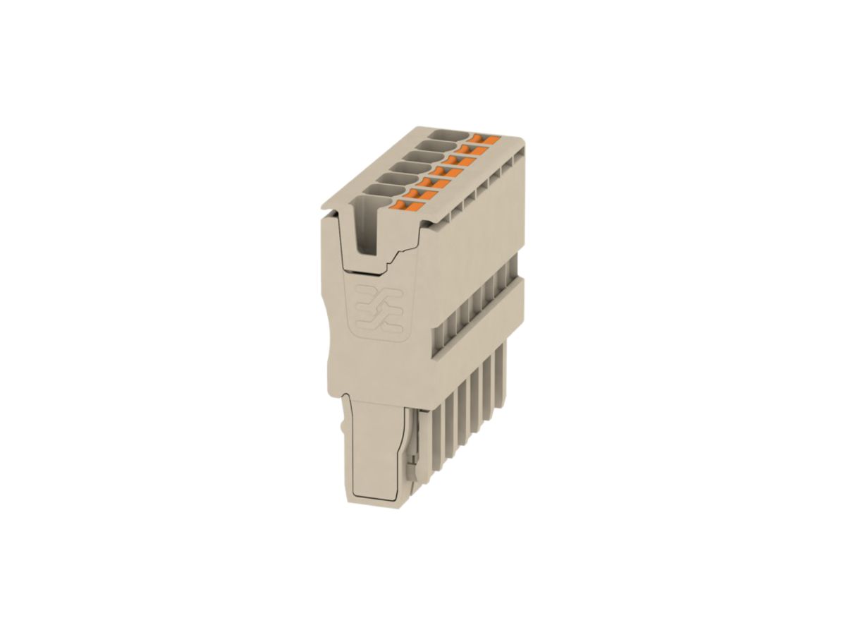 Stecker Weidmüller APG 2.5mm² 7L beige