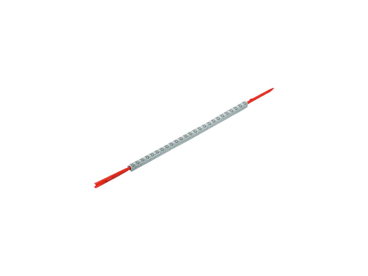 Montagedorn Weidmüller CLI R für Ø1…3mm 3×3.4mm 8, grau