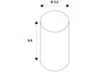 LED-Lampe SLV E14 2W 80lm 1800K kl/Go Ø35×98mm