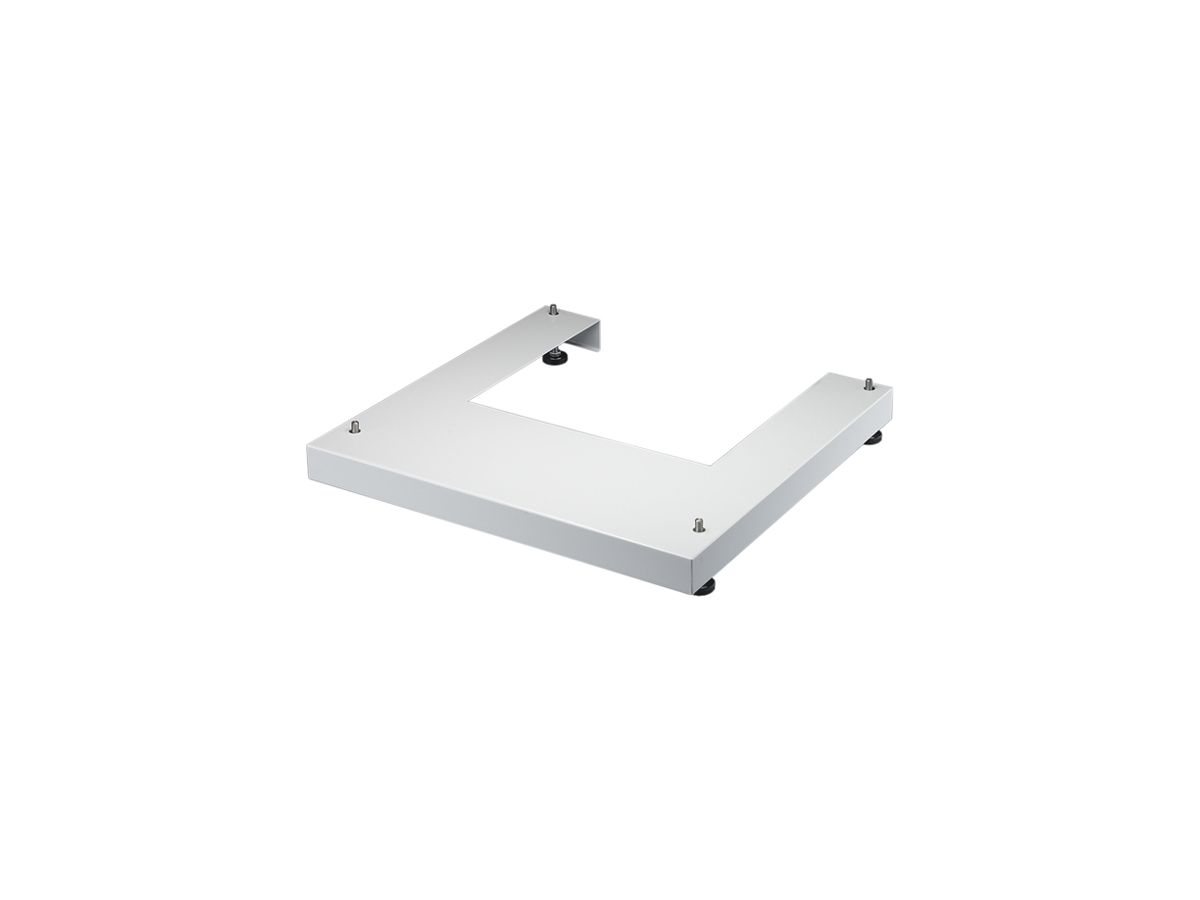 Sockel Rittal DK 7507.755 700×50×700mm komplett für FlatBox Stahl grau