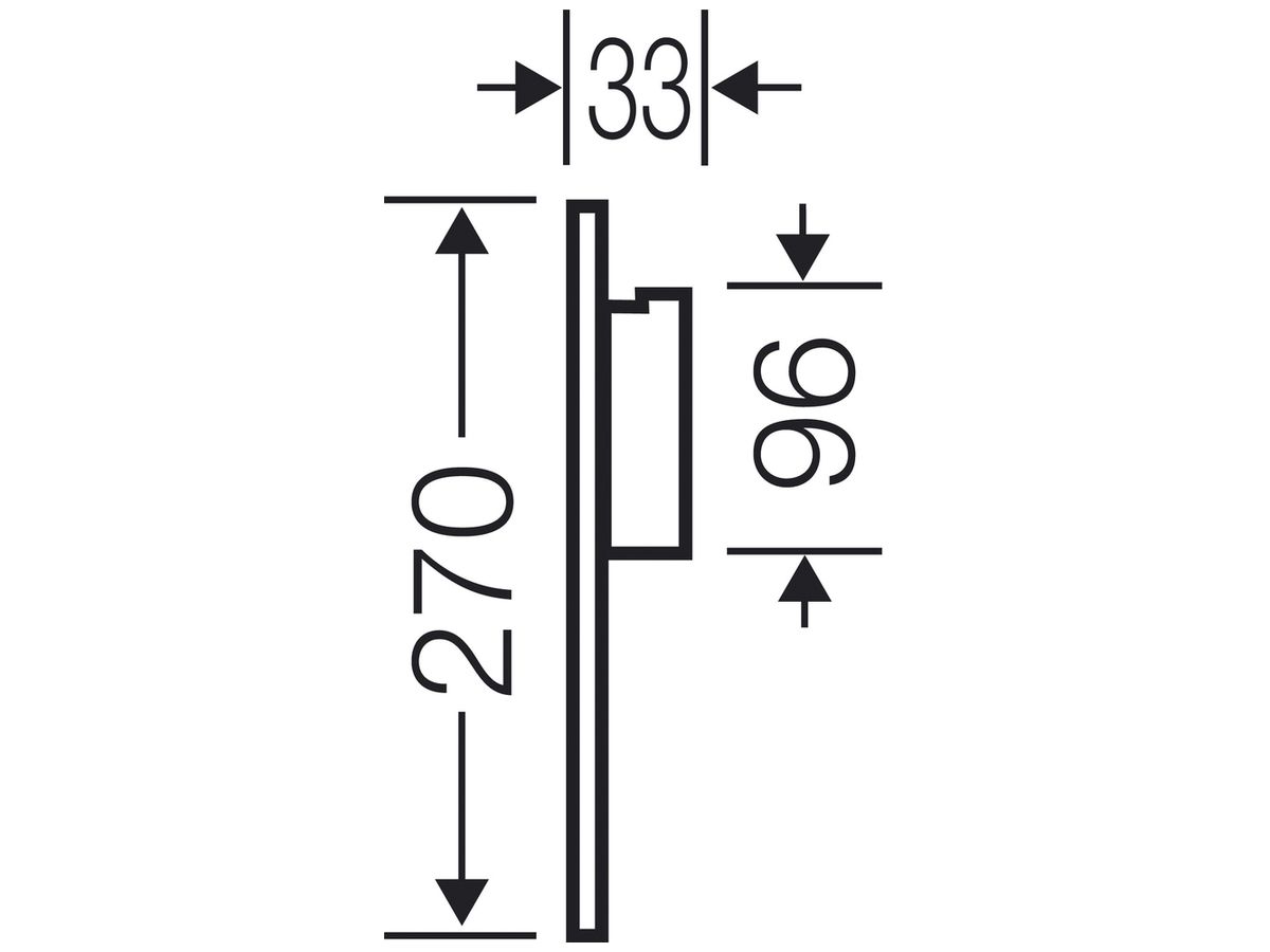 Belüftungsflansch Hensel FP BF 27 für Gehäusewand 2 ENYSTAR 270mm