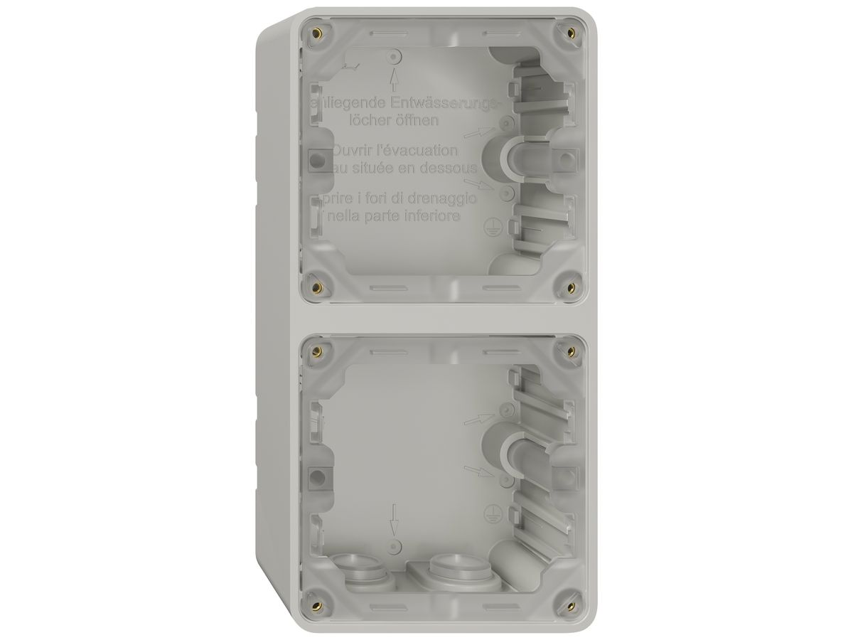 AP-Gehäuse NEVO SNAPFIX® 2× 87×87×54mm lgu