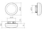 IR-Modul Tridonic adaptiveSWARM IP20 PIR Ø36.8mm schwarz