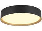 LED-Deckenleuchte SLV DECONA 30 17W 1680lm 930/940 IP44 DIM Ø300mm schwarz/gold