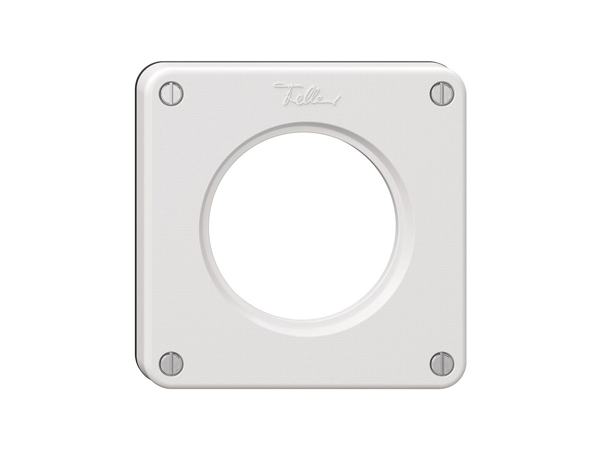 Deckel ohne Klappdeckel NEVO Ø53mm ws (Dicht.sz)