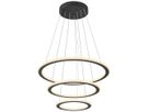 LED-Pendelleucht.SLV ONE FLAT triple 58W 3500lm 927/930 DALI direkt Ø800 schwarz