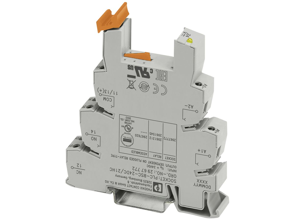 Relaissockel Phoenix Contact PLC-BSC- 24DC/21HC