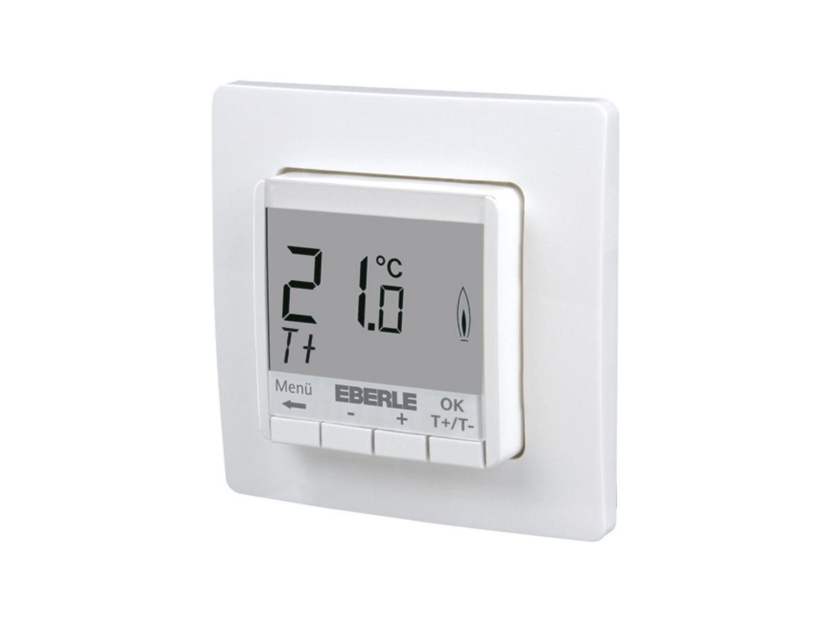 UP-Uhrenthermostat Eberle FITnp 3R, Display weiss, 230V 1S 5…30°C, ws