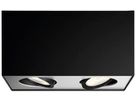 LED-Spot Philips WarmGlow 9W 1000lm 2200…2700K 40° 206×102mm schwarz 2×Spot