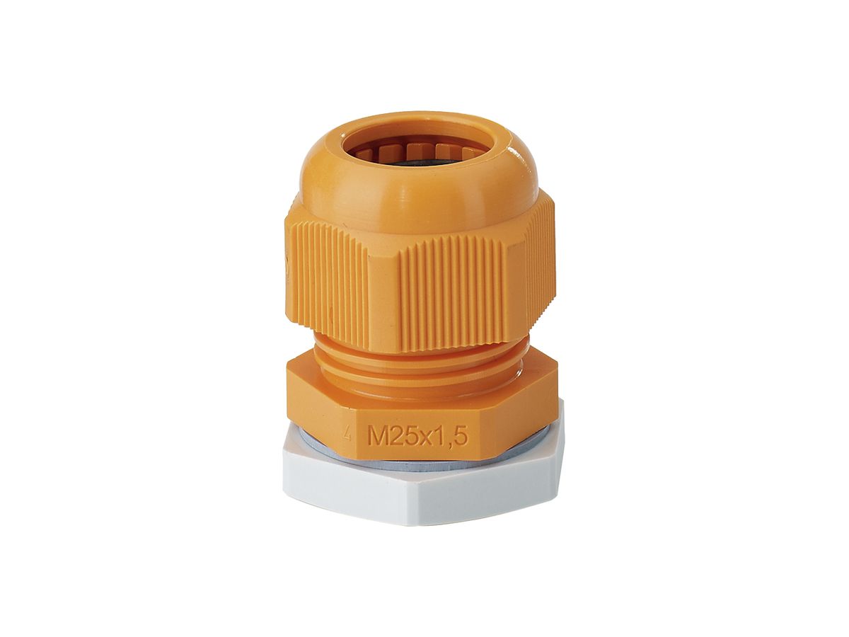 Kabelverschraubung Hensel IP66, M25, orange GDP IEC 60695-2: 960°C