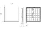 EB-LED-Deckenleuchte CoreLine RC133V OC 34.5W 2900/3600/4300lm 830/840 DALI ws
