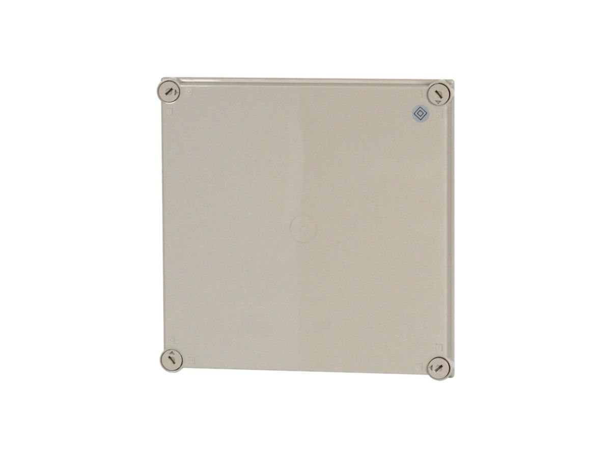Deckel Eaton D125-CI44 375×375×25mm RAL7035 grau