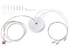 Pendelabhängung ESYLUX SVENJA WIRE PENDULUM SET 2000, mit Drahtseilen